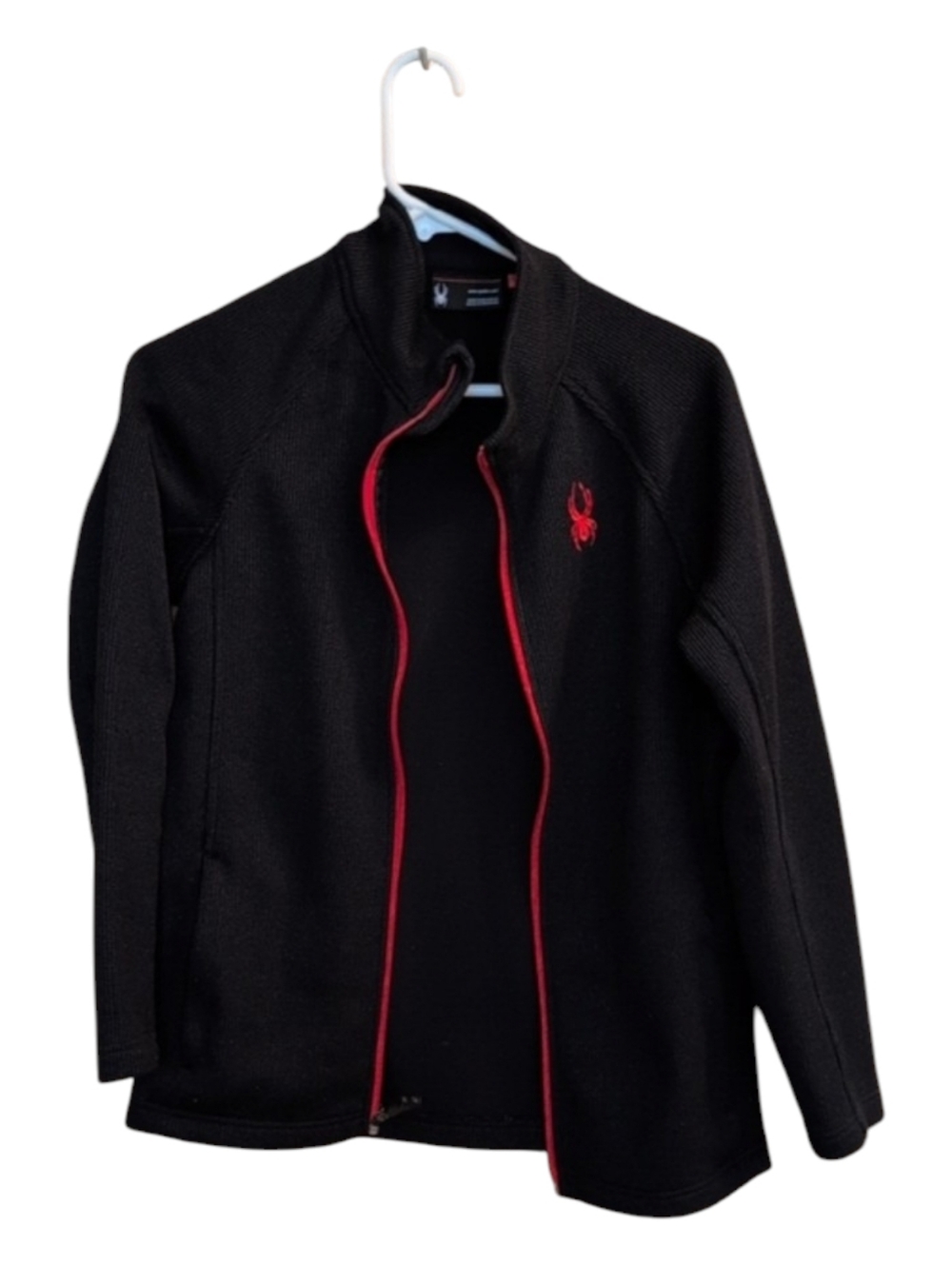 Black Spyder Fleeced Lined Jackets Large